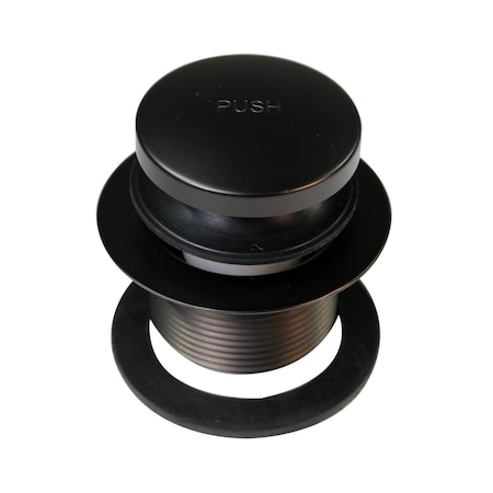 Westbrass 1-1/2" NPSM Coarse Thread Tip-Toe Bathtub Drain Trim, Oil Rubbed Bronze D3322-12